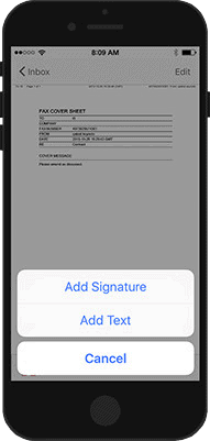 how to send a fax by mobile 3