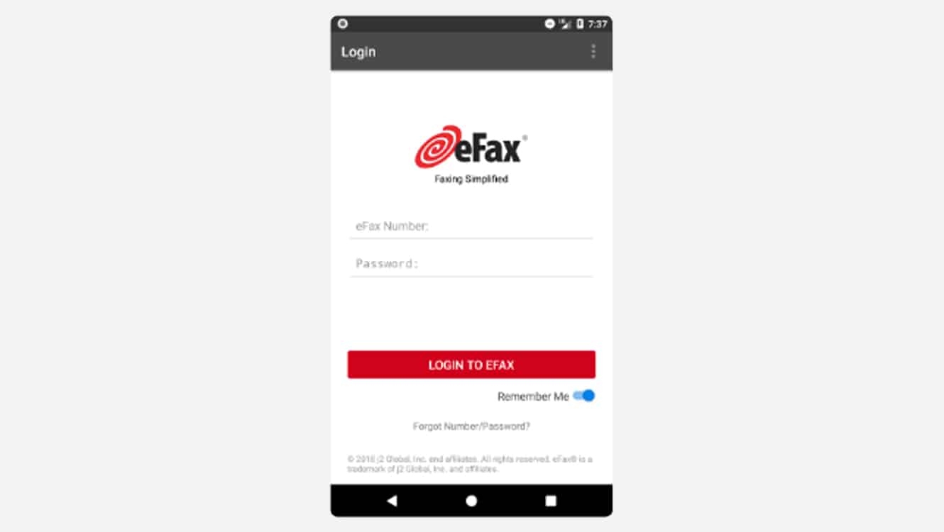 Signing a Fax on an Android Device