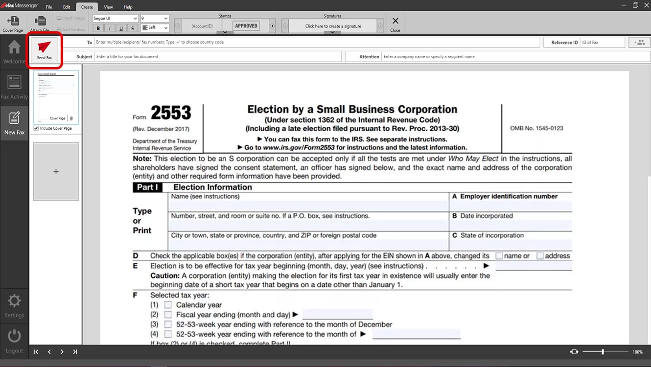 efax_Messenger_Send_Form2553_2024