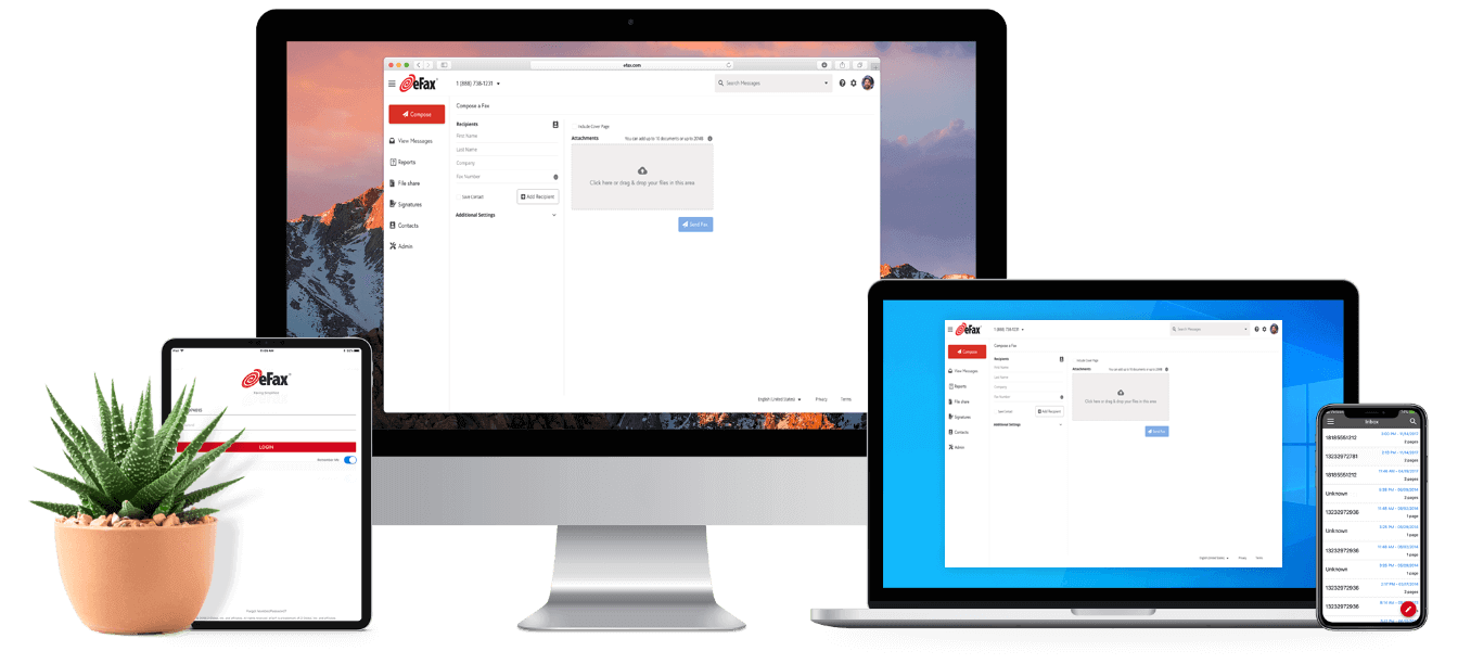 Start faxing for free with eFax