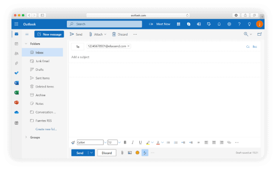 how to send fax from outlook