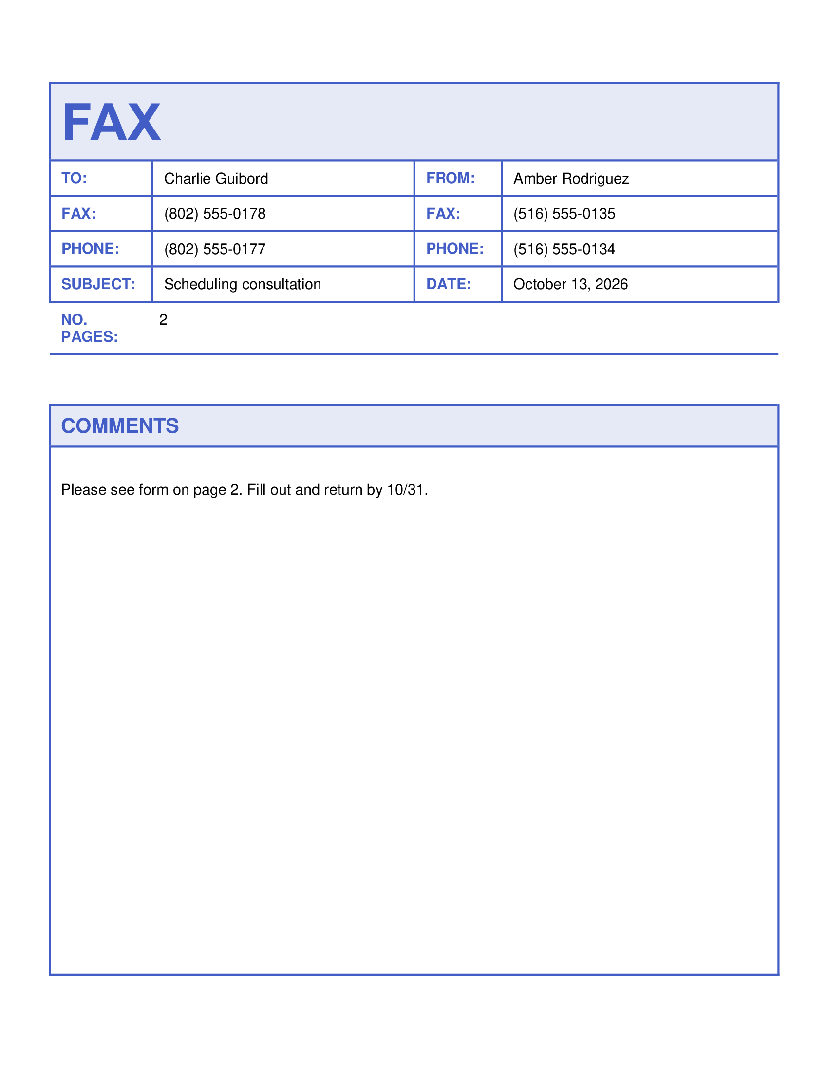 confidential fax cover sheet
