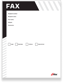 Business Fax Cover Sheet