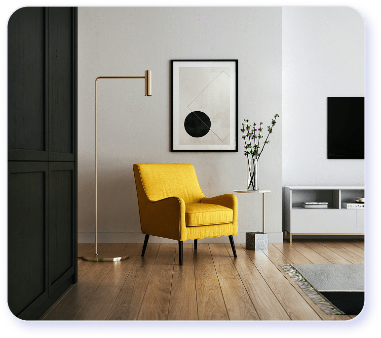 Screenshot of FaxZero original interior home image